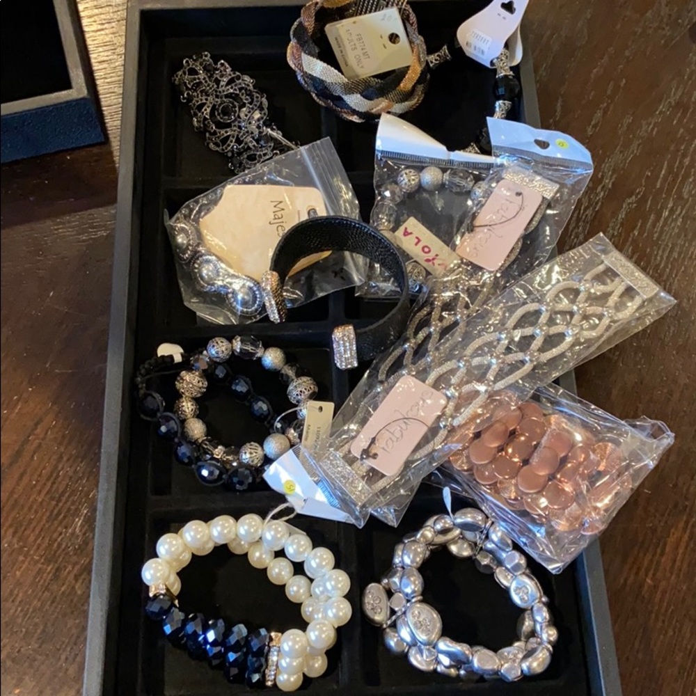 Lot of 12 Costume Jewelry Bracelets